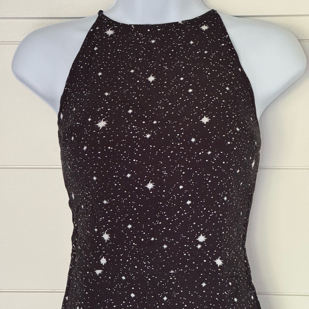 Leith Black and White Starry Maxi Dress - Picture 2 of 7